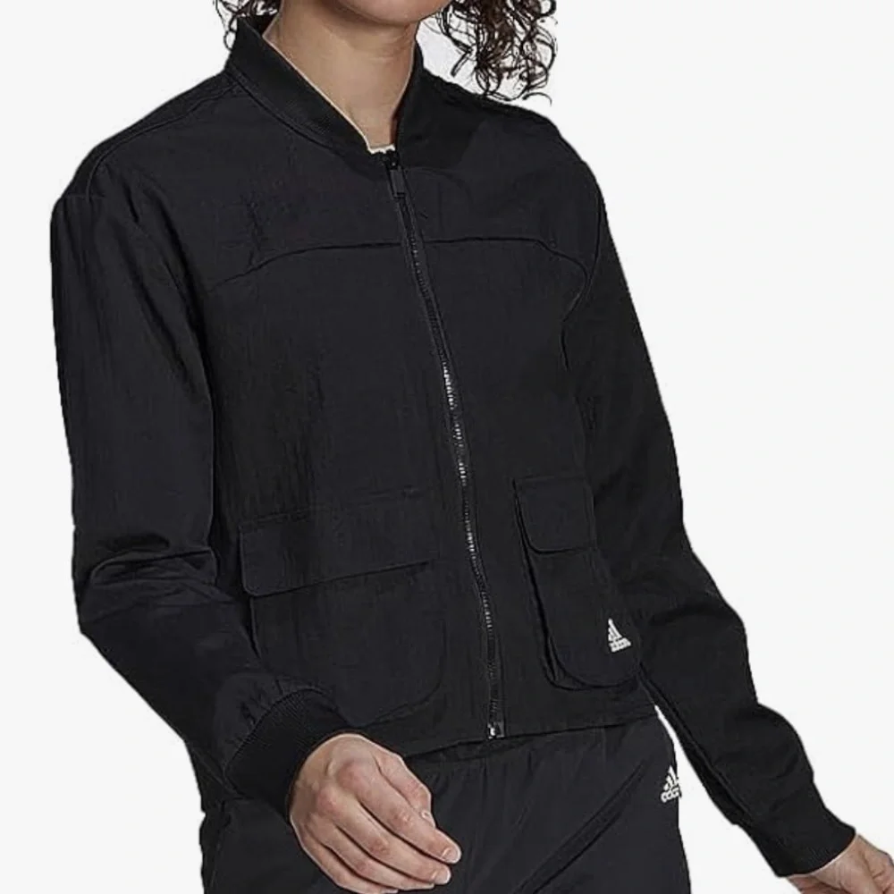 Adidas x Zoe Saldana Collection Women's U For U Track Jacket windbreaker.Size XL - Picture 3 of 12